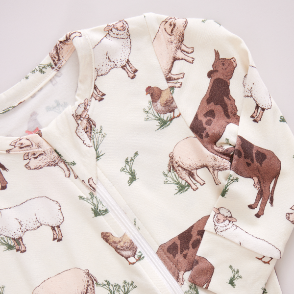 Baby Bamboo Romper - Farm Life Online Sale - Image 2